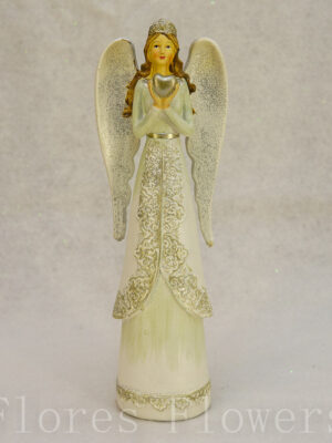 Anjel s korunkou azúrový 32cm